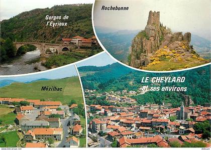 07 - Le Cheylard - et ses environs - Multivues - CPM - Voir Scans Recto-Verso