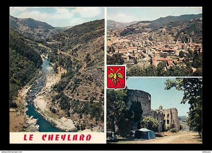 07 - Le Cheylard - Multivues - Blasons - CPM - Voir Scans Recto-Verso