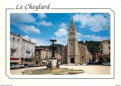 07 - Le Cheylard - Place Saleon Terras - Automobiles - CPM - Voir Scans Recto-Verso