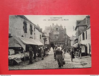 CPA - Le Conquet - Le marché