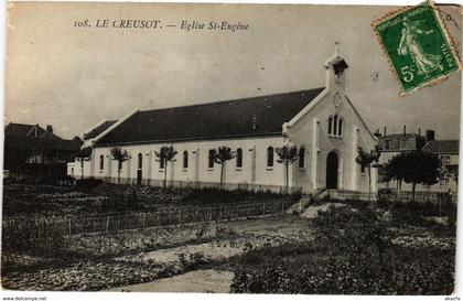 CPA Le Creusot Eglise St-Eugene FRANCE (954411)