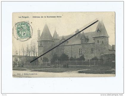 CPA -   Le Folgoët  -  Château de la Duchesse Anne