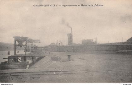 76 - LE GRAND QUEVILLY - Appontements et Usine de la Cellulose