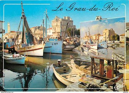 30 - Le Grau du Roi - Le port - Bateaux - Flamme Postale de Le Grau du Roi - CPM - Voir Scans Recto-Verso