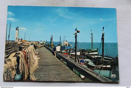 Cpm, le port du Hourdel, environs de Cayeux sur mer, Somme 80