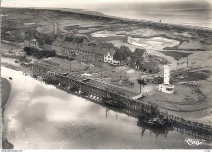 CPSM Le Hourdel Phare et Calvaire vue aérienne