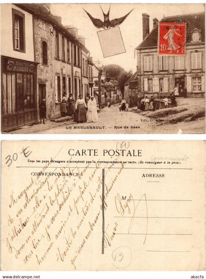 CPA AK Le MERLERAULT Rue des SÉES (378195)