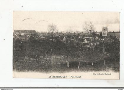 LE MERLERAULT (ORNE) VUE GENERALE  (EGLISE ET HABITATIONS)