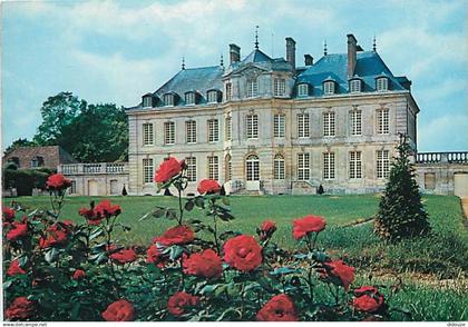 27 - Le Neubourg - Le Château d'Omonville - Entrée principale - Fleurs - CPM - Carte Neuve - Voir Scans Recto-Verso