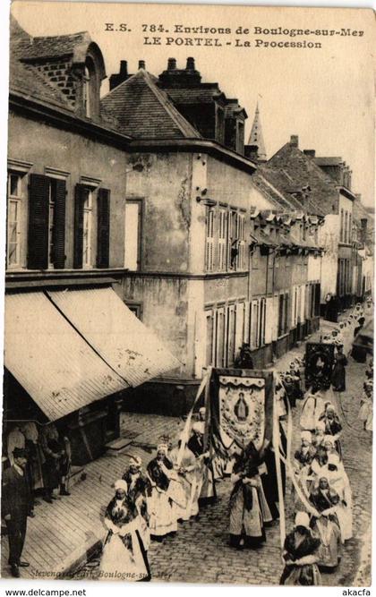 CPA LE PORTEL - La procession (196514)