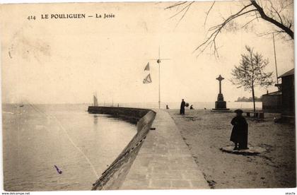 CPA Le POULIGUEN - La Jetée (242901)