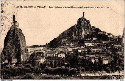 CPA LE PUY-en-Velay Rochers d'Aiguilhe Corneille (984574)