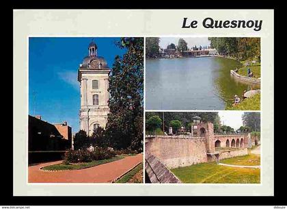 59 - Le Quesnoy - Multivues - Flamme Postale - CPM - Voir Scans Recto-Verso