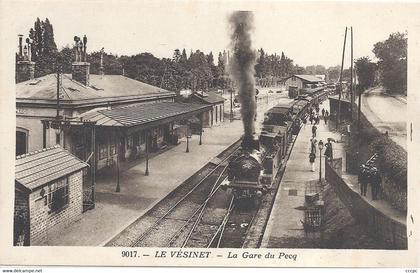 CPA Le Vésinet La Gare du Pecq