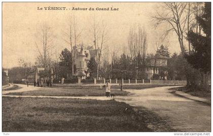 LE VESINET AUTOUR DU GRAND LAC MAGNIFIQUE