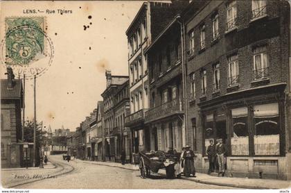 CPA LENS-Rue Thiers (43888)