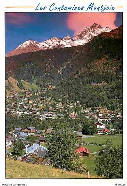 74 - Les Contamines Montjoie - Vue Générale - L'Aiguille de Bionnassay - CPM - Voir Scans Recto-Verso