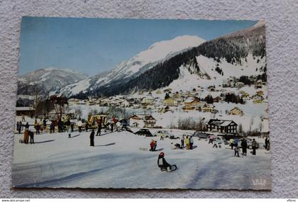 B669, Cpm , les Contamines Montjoie, vue d'ensemble de la station depuis le télébaby, Haute Savoie 74