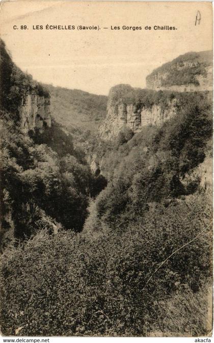 CPA Les ECHELLES - Les Gorges de Chailles (651720)