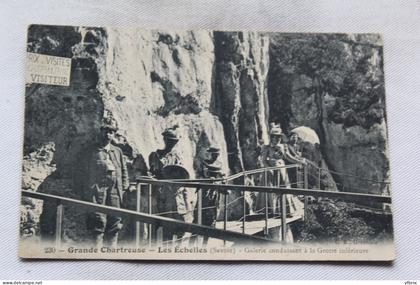 les Echelles, galerie conduisant à la grotte inférieur, Savoie 73