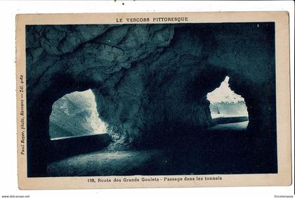 CPA Carte Postale France-Les Grands Goulets- Passage dans les tunnels- VM32867at