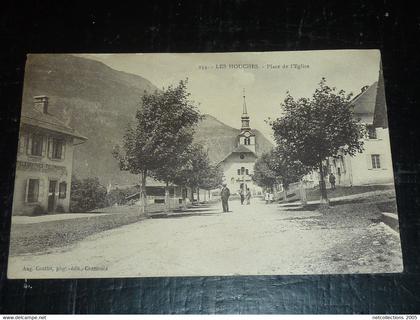 LES HOUCHES - PLACE DE L'EGLISE - 74 HAUTE SAVOIE (C.B)