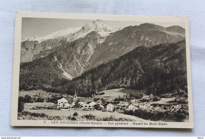 les Houches, vue générale, massif du Mont Blanc, Haute Savoie 74