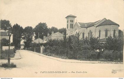 LES PAVILLONS SOUS BOIS RUE EMILE ZOLA