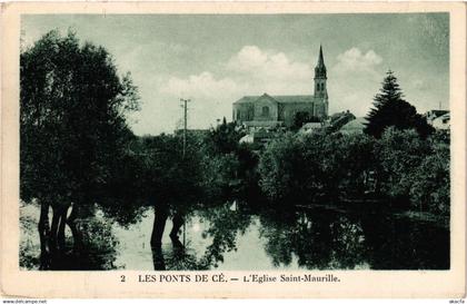 CPA Les PONTS-de-CÉ - L'Église St-Maurille (253811)