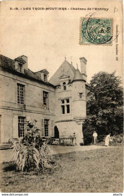 CPA AK Les TROIS-MOUTIERS - Chateau de l'Entray (365874)