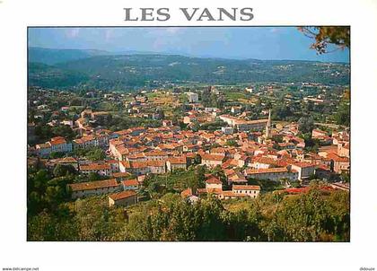 07 - Les Vans - Vue Générale aérienne - CPM - Voir Scans Recto-Verso