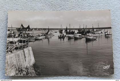 Cpsm, Lesconil, chalutiers au port, Finistère 29