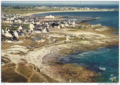 CPSM Lesconil - vue générale de la côte