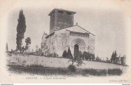 81 - LESCURE -  L' Eglise Saint Michel