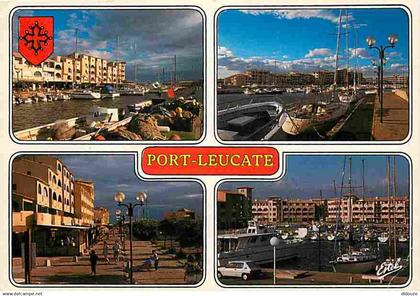 11 - Leucate - Port Leucate - Multivues - Bateaux - Automobiles - Blasons - CPM - Voir Scans Recto-Verso