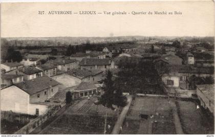 CPA Auvergne-Lezoux-Vue enerale-Quartier du Marché au Bois (46616)