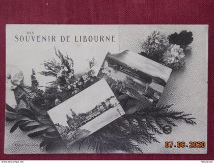 CPA - Libourne - "Souvenir de..." - Multi-Vues