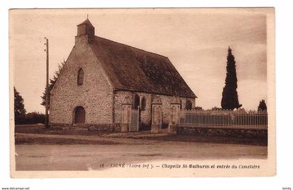 44 Ligné chapelle Mathurin et entrée du cimetiere