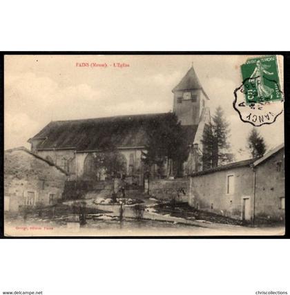 55 - FAINS (Meuse) - L'Eglise