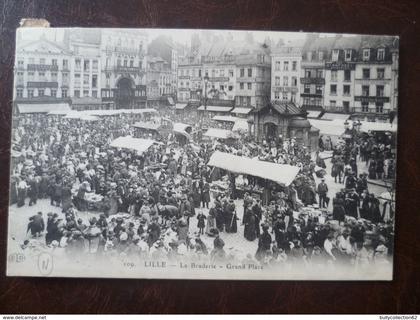 carte  la braderie de Lille grand'place  e.l.d   -LILLE