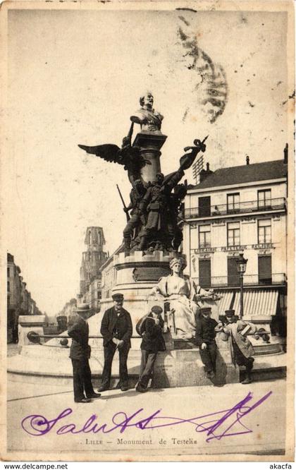 CPA LILLE Monument de Testelin hommes (983516)