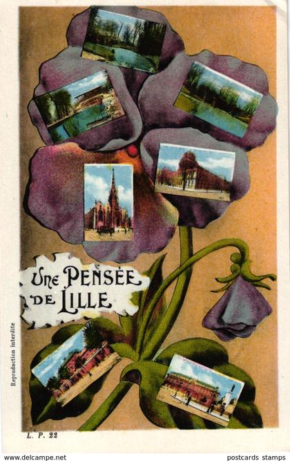 Lille, "Une Pensee de Lille", um 1910/20