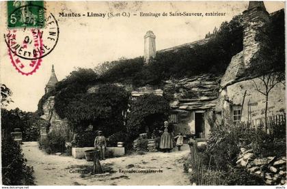 CPA MANTES-LIMAY - Ermitage de St-SAUVEUR exterieur (246649)