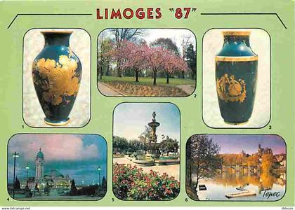 87 - Limoges - Multivues - Porcelaine de Limoges - CPM - Voir Scans Recto-Verso