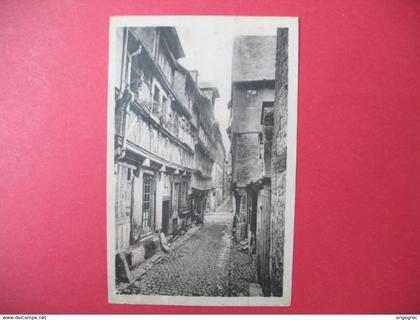 Carte   Lisieux   Petites rues  1934