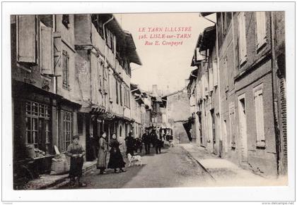 LISLE SUR TARN - Rue E.Compayré