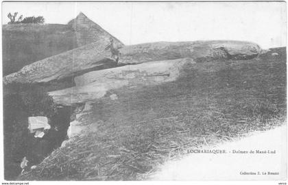 Carte Postale Ancienne de LOCMARIAQUER-Dolmen de Mané Lud