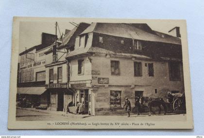 Locminé, logis Breton, place de l'église, Morbihan 56