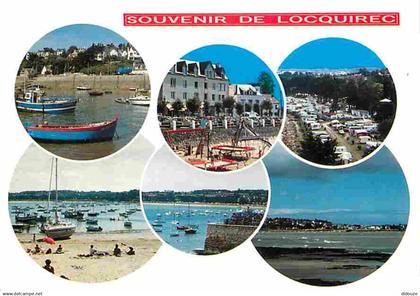 29 - Locquirec - Multivues - Plages - Automobiles - Voir Scans Recto Verso