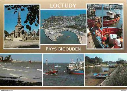 29 - Loctudy - Multivues - Bateaux - Plages - Voir Scans Recto Verso